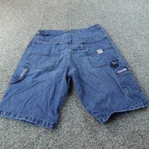 VTG PACO JEANS Shorts Mens 38‎ Blue Denim Jean Jorts Cargo Skate Grunge 90s Y2K
